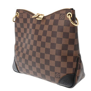 Louis Vuitton Damier Canvas Odeon Bag Shoulder Brown NM